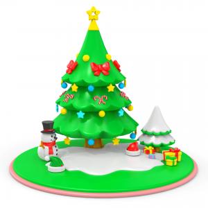 Quality Baby Building Blocks Baby Learning Toys Silicone Christmas Tree Toys Children