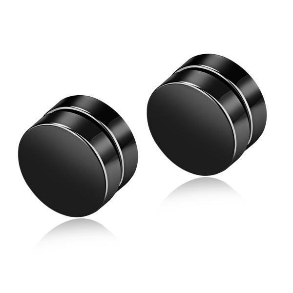 Newest Fashion Jewelry Men Stainless Steel Magnetic No Hole Earring