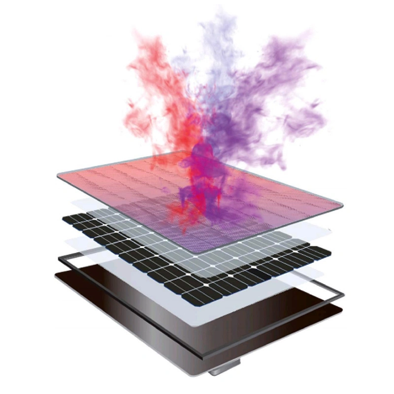 Clear Glass Solar Greenhouse Transparent Cell Panel BIPV 220v