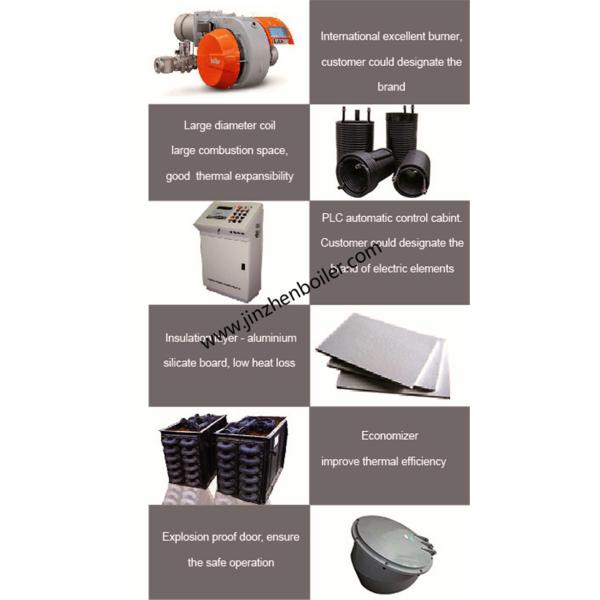 Oil, Gas Fired Thermal Oil Boiler Heating System For Asphalt Plant, Bitumen Factory