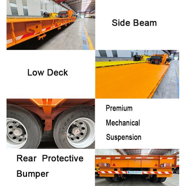 TITAN 100 Tons Removable Gooseneck Trailer for Sale | Removable Gooseneck Lowboy Trailer