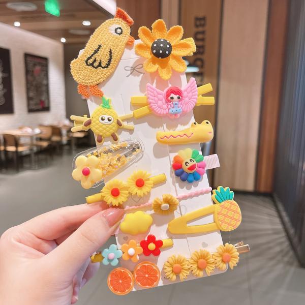 Diy Childrens Hair Accessories Fruit Shape Hair Grips Cartoon Baby For Girls Kids 19 Cm