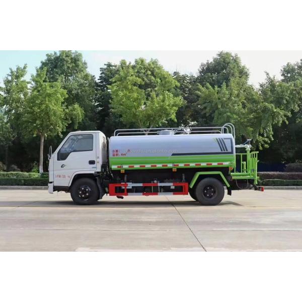 120hp-140hp JMC Water Tanker Truck Water Carrier Truck with Euro 3 Emission Standard