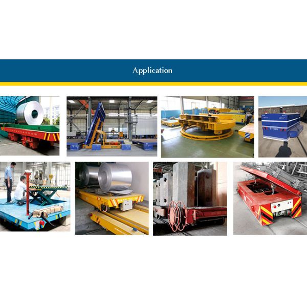 Battery Powered High Capacity Trackless Transfer Cart for Die Plant Cargo Handling