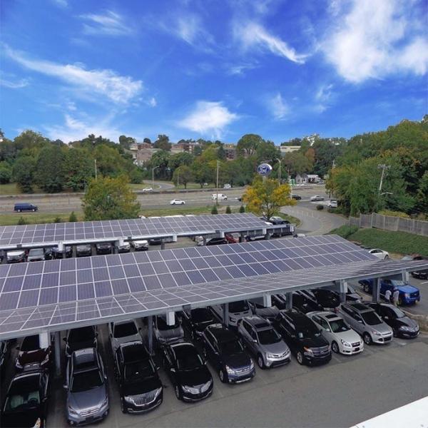 On / Off Grid BIPV Solar carport mounting system solar bracket solar structure mounting system