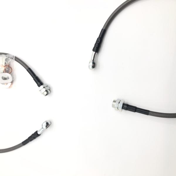 650mm Corrosion Resistant Steel Braided Brake Hose High Temperature Resistant