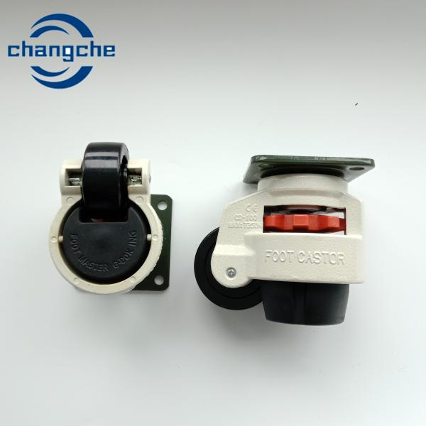 Premium Quality Heavy Duty Swivel Casters - 6 Inches Wheel Diameter 2 Inches Plate Length