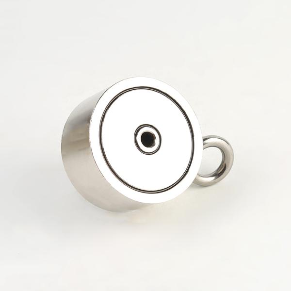 D75 Mm 500 Kg 1000 Lbs Neodymium Fishing Magnet For Metal Salvage