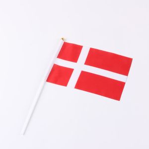 Quality Waterproof Polyester Hand Held Flags Customizable Small wholesale