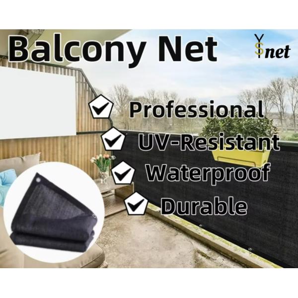 Green Balcony Privacy Screen Fence 50m 100m HDPE Privacy Screen