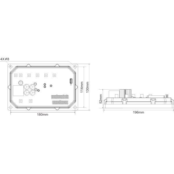 Scrubber Dryer 36v 100A 50A 20A 36v Motor Speed Controller Traction,Brush,Vacuum,Brush Actuator,Squeegee Actuator