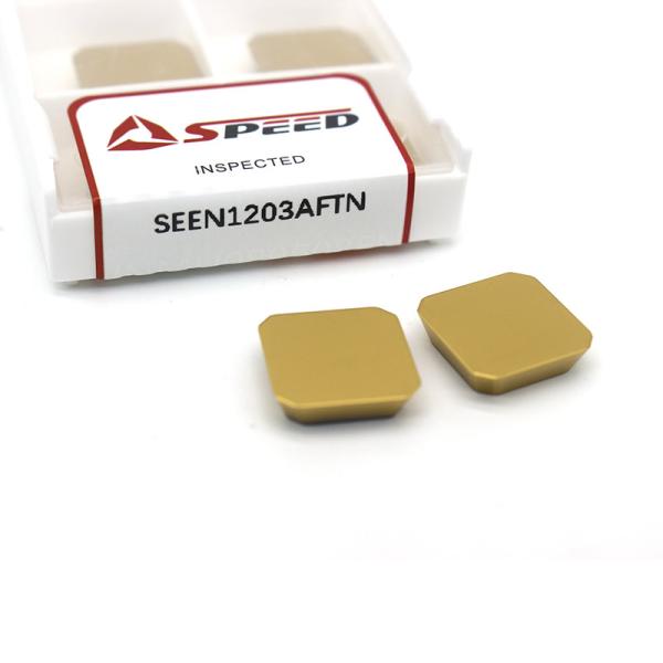 Cnc Cutting Square Milling Inserts , Cemented Carbide Inserts