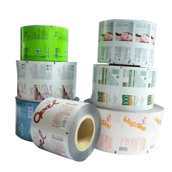 Laminated Aluminum Foil Packaging Roll Film Gravure Printing Custom Printed