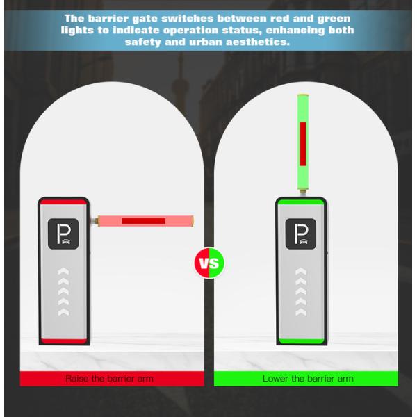 Automatic Boom Barrier Gate Retractable Security Equipment Steel Material Parking Lot