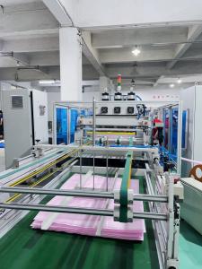 Quality Fully Automatic Non Woven Bag Making Machine Displays Abnormal Out-Of-Feed Operation And Automatically Stops The Drive wholesale