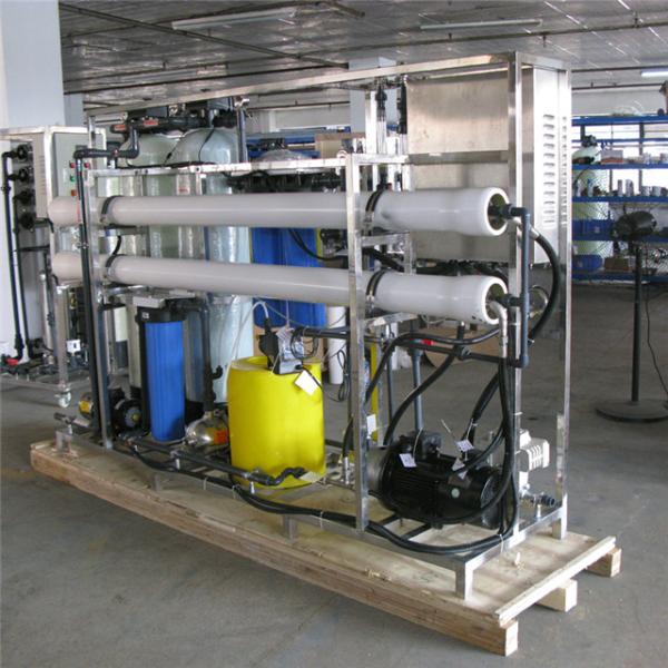 6 Mpa Sea Water Treatment Plant , 10000LPD Seawater Desalination Equipment