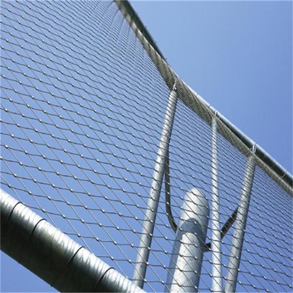Polished Stainless Steel Cable Mesh with Durable 7x7 Wire Rope