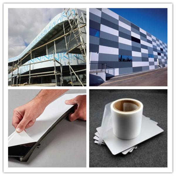 Alu Composite Panel ACP 500m Self Adhesive Protective Plastic Film