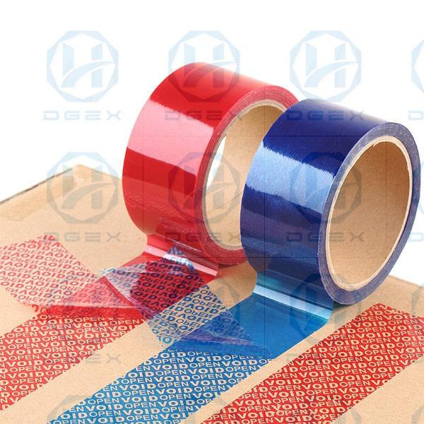 Anti - Tear Security Packaging Tape / Tamper Resistant Tape Protect Brand Goods