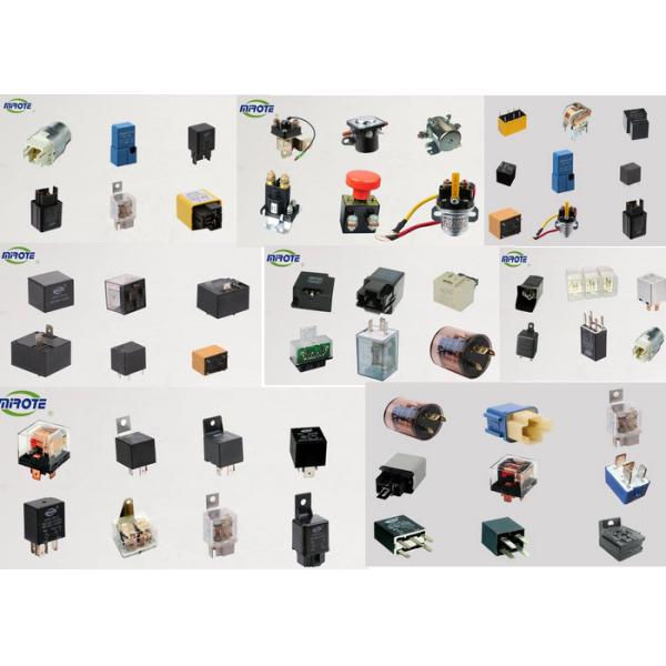 4 Terminal 40 Amp 12v Car Relay Replacement With Metal Sheet , 12 Volt 4 Pin Mini Relay