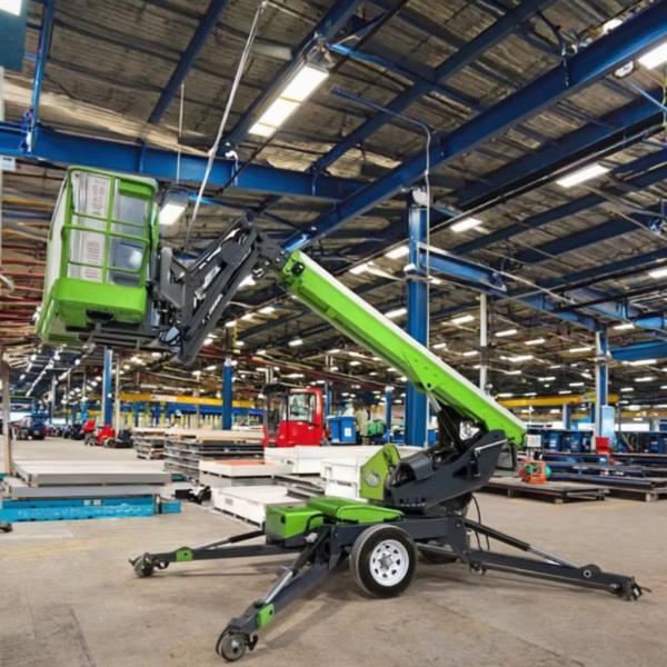 Electric Driven Articulating Boom Lift Aerial Work Platforms For Construction Sites