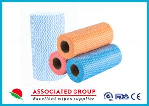 Quality Colorful Printing Spunlace Non Woven Fabric Roll For Household Cleaning wholesale