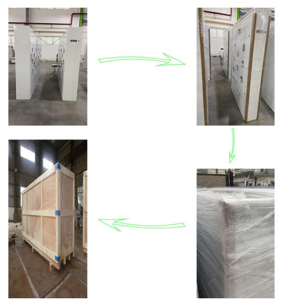 Ce Certification Stainless Steel Cleanroom Air Shower With Face Recognition System