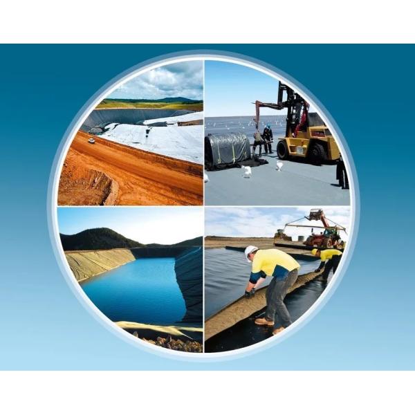 Thickness 2mm 80mil Mining HDPE Geomembrane Liner Waterproof And Anti-seepage Membrana