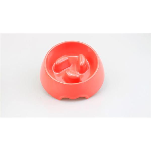 Plastic 190g Small Pet Feeder Bowl Pantone Cat Slow Feeder