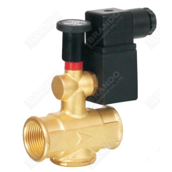 1/8'' Coalgas Natural Gas Oven Brass Solenoid Valve For Heating