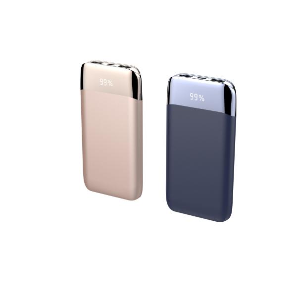 WIRELESS POWERBANK WITH LED DISPLAY Portable Power Bank Charger QI Wireless Charge 2 INPUT 2 OUTPUT+WIRELESS CHARGER