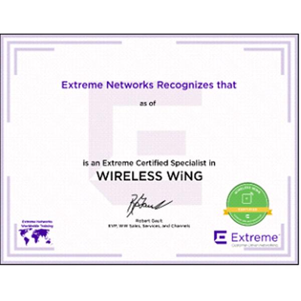 Extreme Professional Wireless Certification