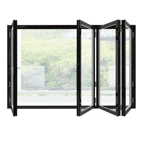 Project Consultation At Building Material Store 70mm Aluminum Bi-fold Doors With Glass