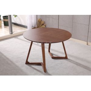 Modern Wooden Style Ash Wood Round Dining Table