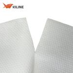 Wood Pulp PP Infused White Disposable Kitchen Towel Rolls Cleaning Cloths OEM
