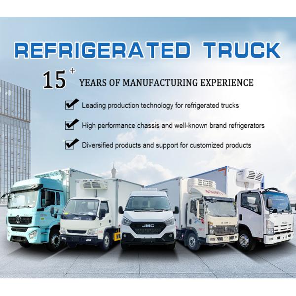 SINOTRUK HOWO Refrigerated Delivery Truck for Perishable Food 11-20T Capacity Box Dimensions L x W x H mm 4100*2100*2100