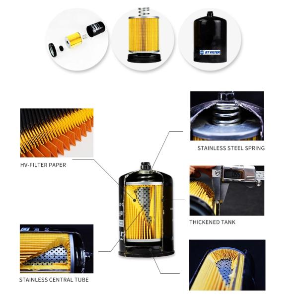 Excavator Parts 600-311-3870 600-319-3870 FC-56290 for komatsu 10 micro diesel Fuel All Filter