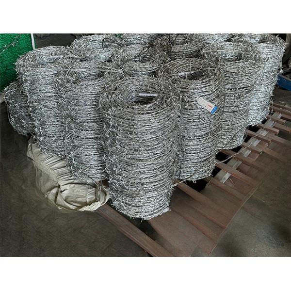 Customized Installation Of Barbed Tape Protection Hot-dip Galvanized Barbed Wire Fence For Prison Security