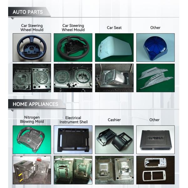 TS16949 P20 Nak80 Cavity Plastic Injection Molds Professional Plastic Mould Maker