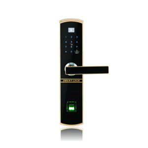 China Anti Theft Fingerprint Password Door Lock With Screen on sale