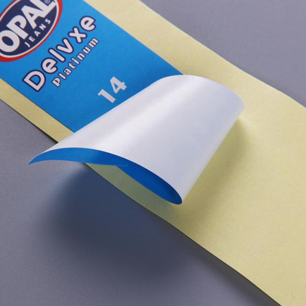 30MM Garments Trousers Cloth Paper Sticker Labels Paper Eco Friendly Glue