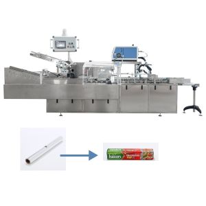Quality Film Roll and Aluminum Foil Cartoning Machine for Case Packaging in 3200*1350*1600mm wholesale