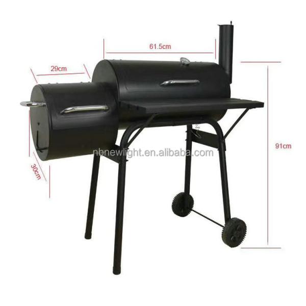 Indoor and Outdoor Room Space Grills Large Charcoal BBQ Oven with Chimney