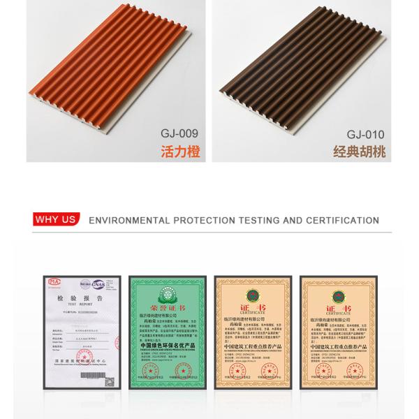 Factory Customized Fireproof PVC Co-Extruded Small Round Board Wall Panels