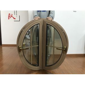 Powder Coating Aluminium Casement Windows Laminated EPDM Aluminium Flush Windows