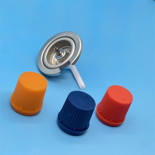 Portable Gas Stove Valve With Red Cap Ideal For Camping, Picnics Outdoor Cooking