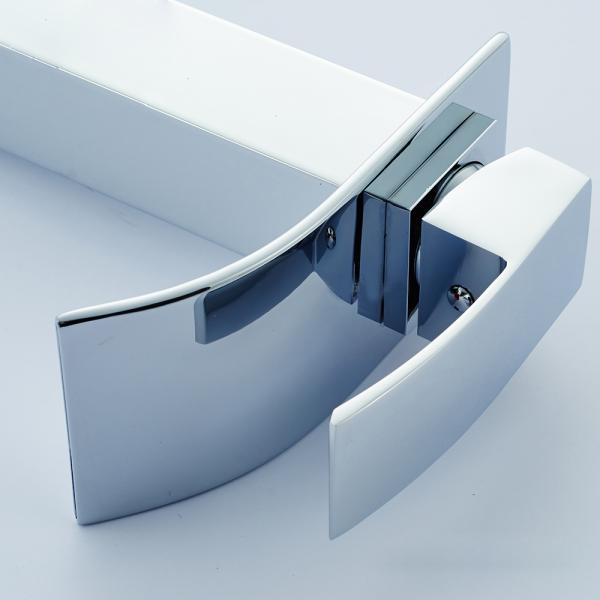 Mechanical Wash Basin Taps , Bathroom 360 Swivel Deck Mount Faucet