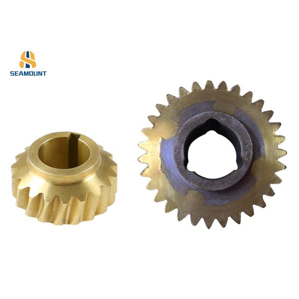 Brass Copper Worm Gear Anti Erosion Long Working Life Stable Performance
