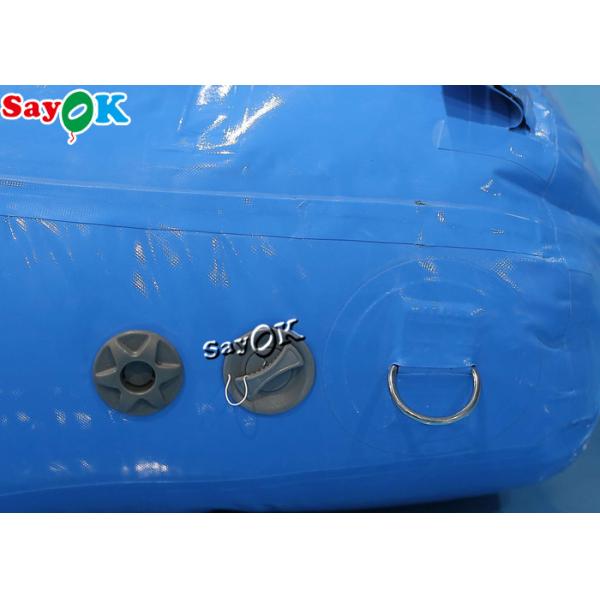 Water Tube Toy Yellow Children Playground Inflatable Wave Track 6x2x1.1mH For Lake