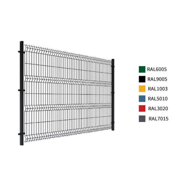 Galvanized 50*150 3d Curved Wire Mesh Fence Welded